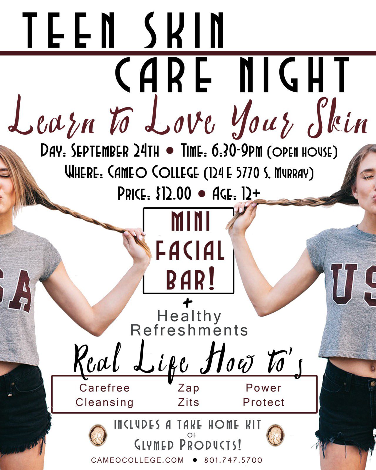 Teen skin care night