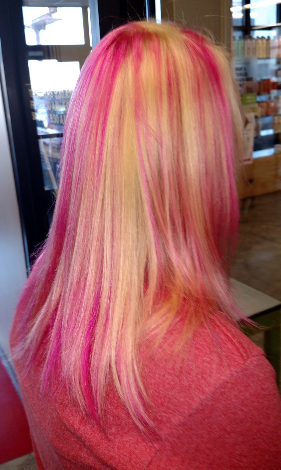 Nichole Walker Pink Hair Cameo College