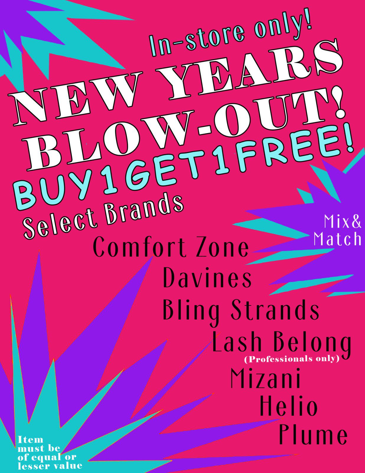 New Years Blow-out