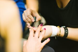 nail technician | person doing manicure