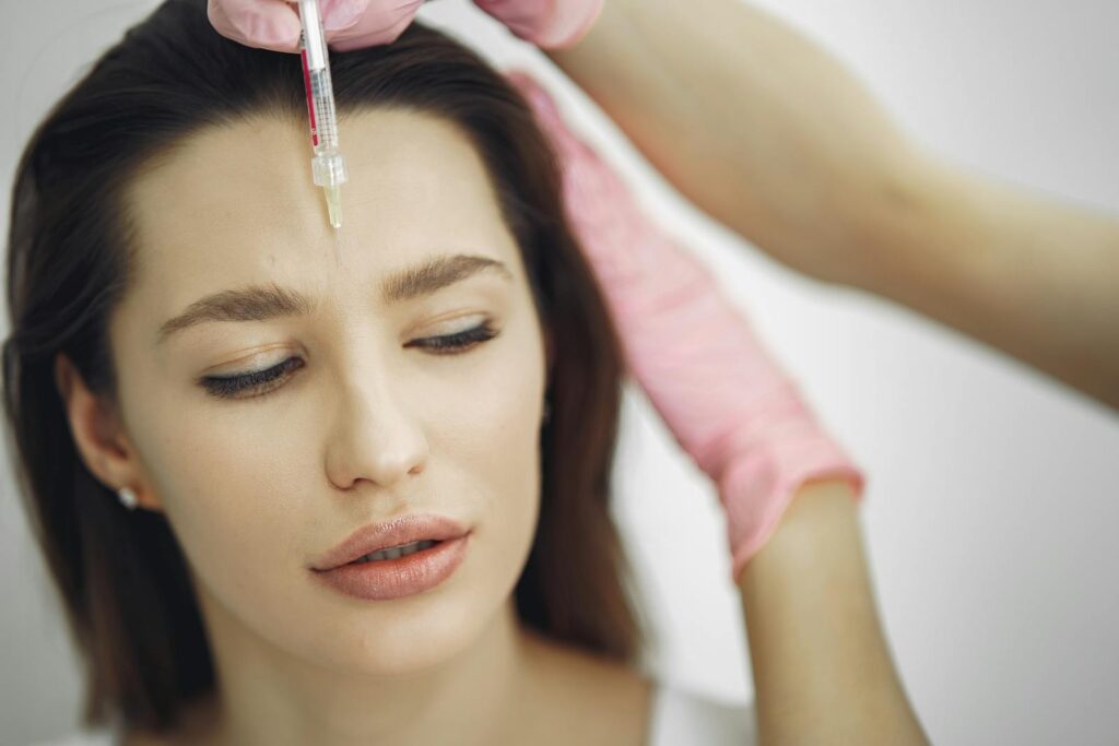 The benefits of Botox | Woman Getting a Face Botox