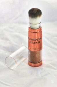 bronzing brush, brush, bronze