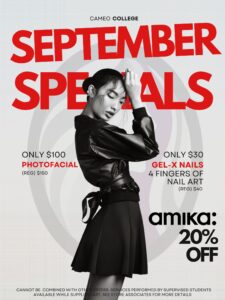 September 2025 Specials at Cameo College